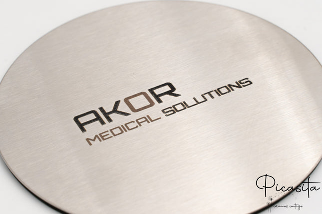 Sottobicchieri in Acciaio Inossidabile Personalizzati (Confezione da 6)