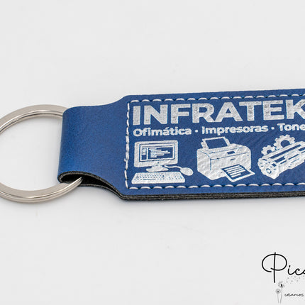 Portachiavi in pelle sintetica personalizzati