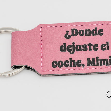 Portachiavi in pelle sintetica personalizzati