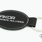 Ovale 58x40 mm / Nero - Argento