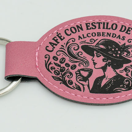 Portachiavi in pelle sintetica personalizzati