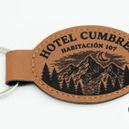 Ovale 58x40 mm / Marrone - Nero