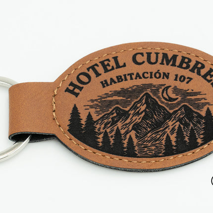 Portachiavi in pelle sintetica personalizzati