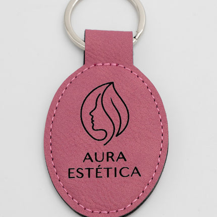 Portachiavi in pelle sintetica personalizzati