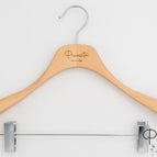 PCL05c (Faggio · Naturale · 44.5cm · 4.5cm · Molla Argentata · Incavo Spalle)