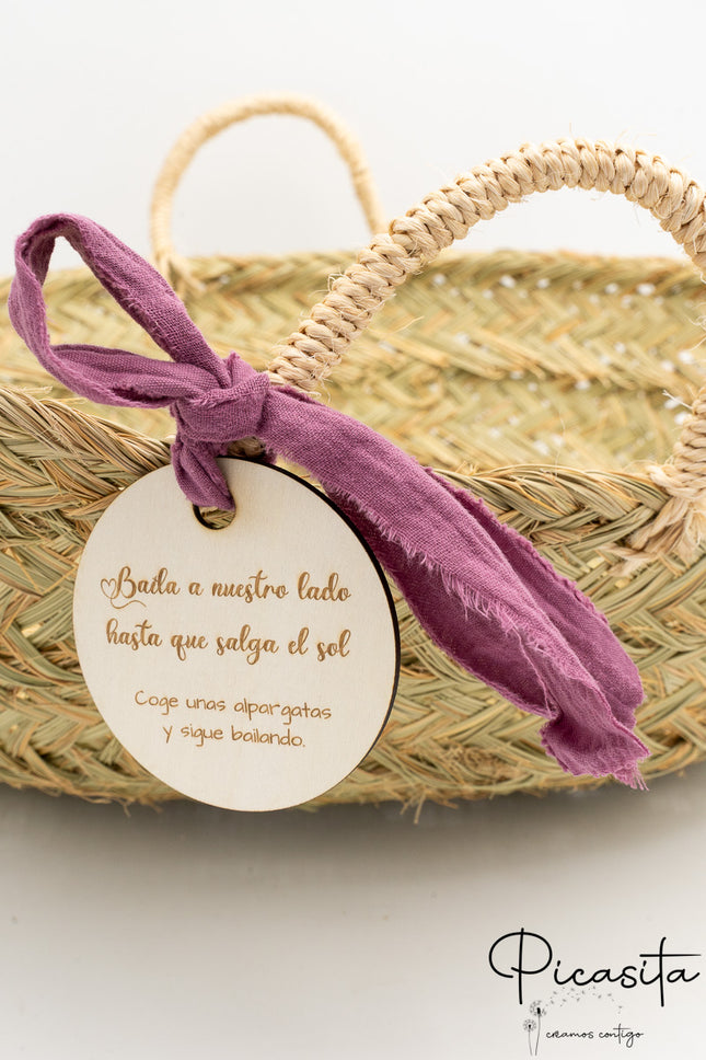Cesto per Espadrillas da Matrimonio