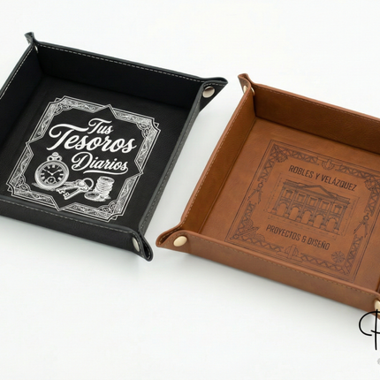 Vassoio Portatutto in Pelle