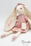 Bambola di Pezza Coniglietta Rosa