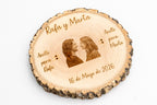 Porta Fedi in Legno Naturale Personalizzato