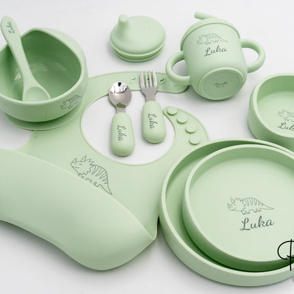 Set di Piatti Personalizzato per Bambino 7 Pezzi