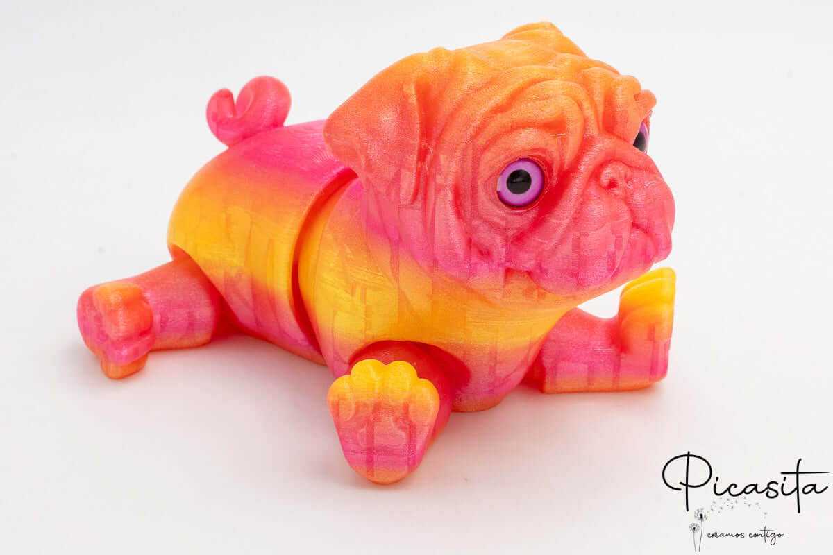 Bulldog Stampato in 3D