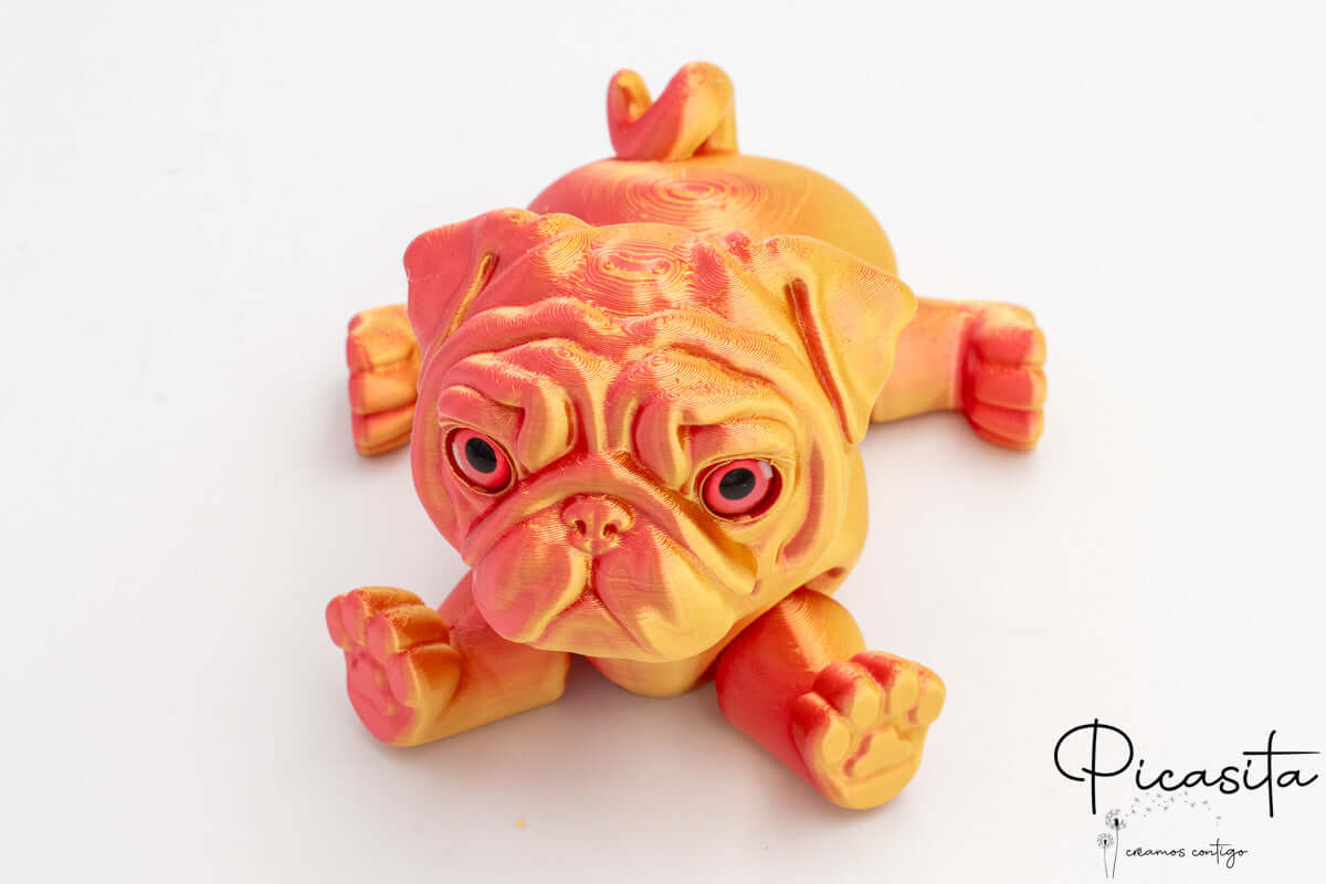 Bulldog Stampato in 3D
