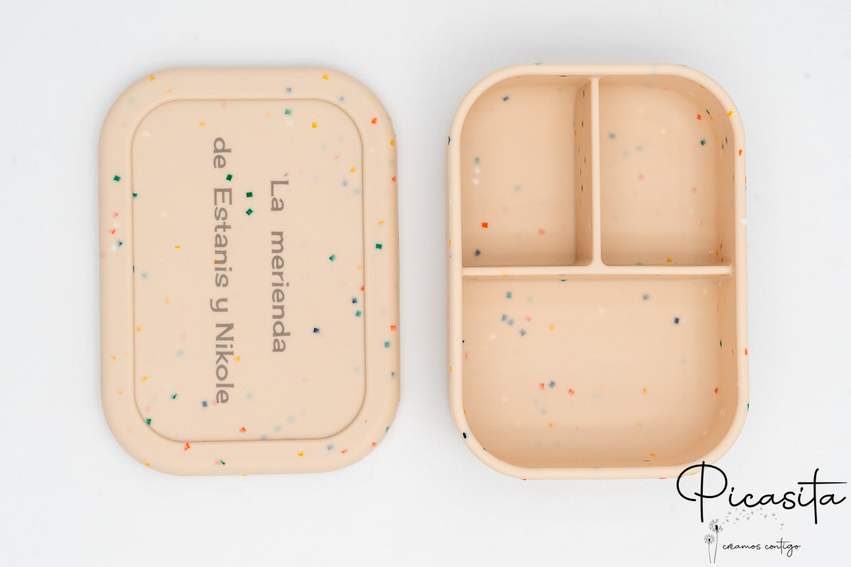 Tupper di Silicone XL con Scomparti