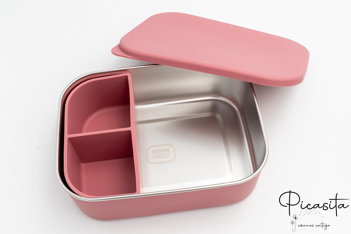 Contenitori in Silicone e Acciaio Inossidabile XL