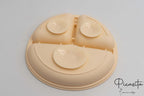Piatto in silicone con ventose