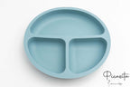Piatto in silicone con ventose