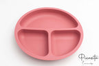 Piatto in silicone con ventose