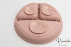 Piatto in silicone con ventose