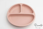 Piatto in silicone con ventose