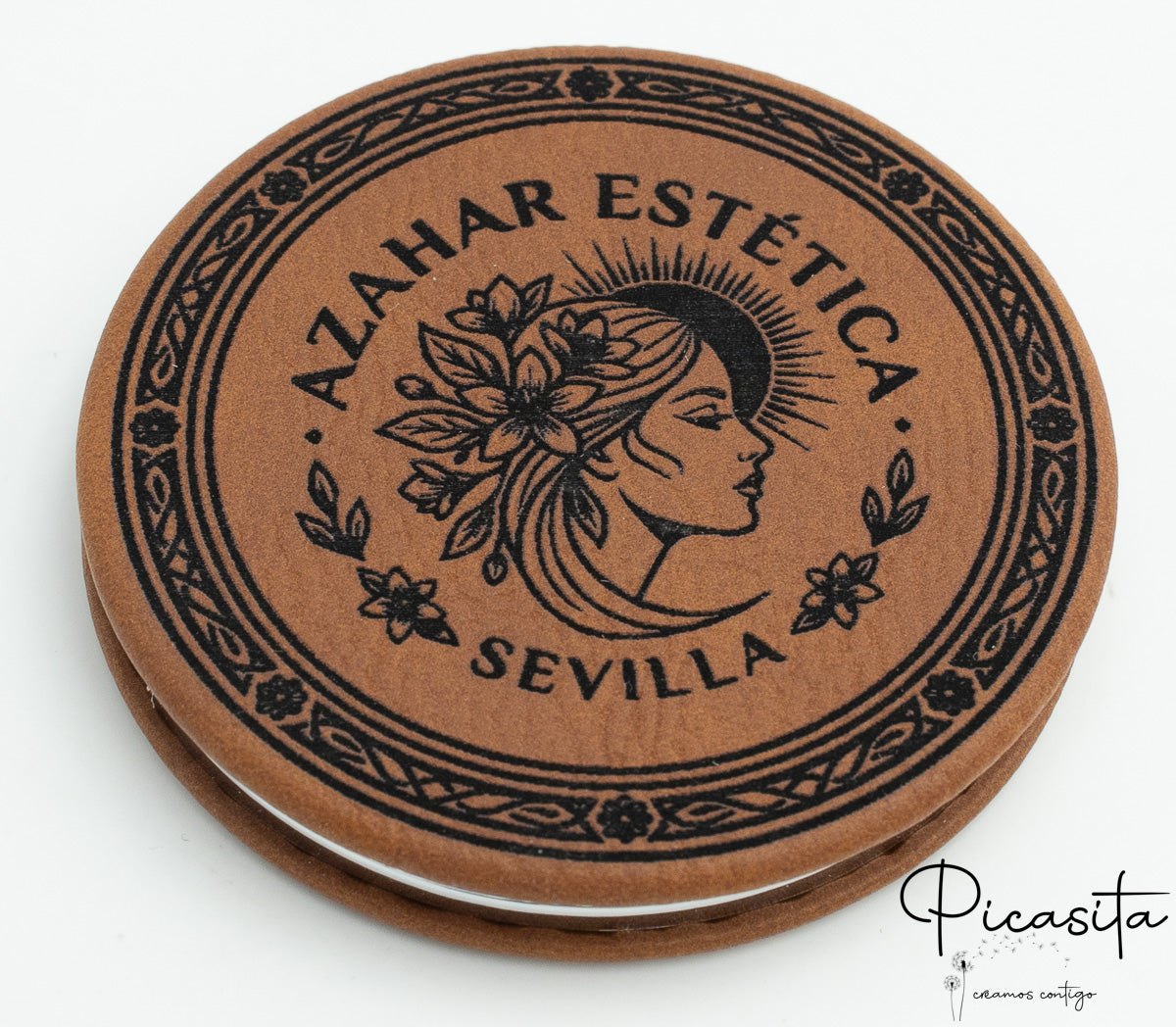 Specchi Personalizzati Acciaio e Pelle PU