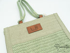 Borsa di rafia personalizzata