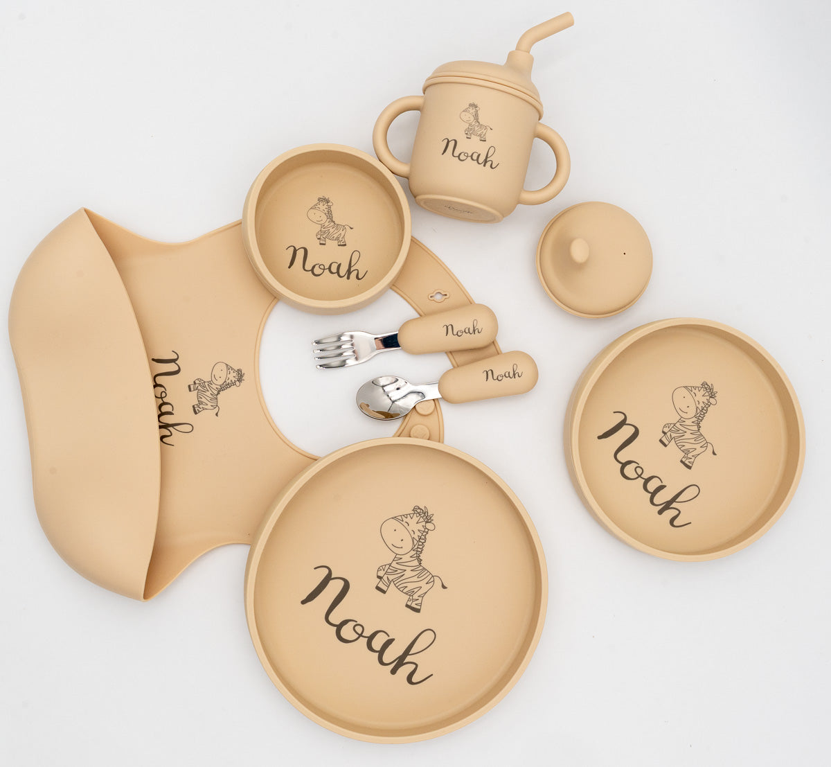 Set di Piatti Personalizzato per Bambino 7 Pezzi