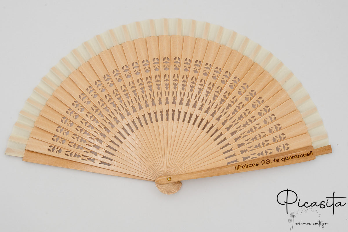 Ventaglio di legno personalizzato