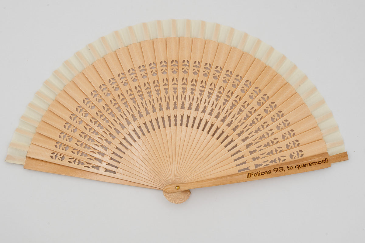Ventaglio di legno personalizzato