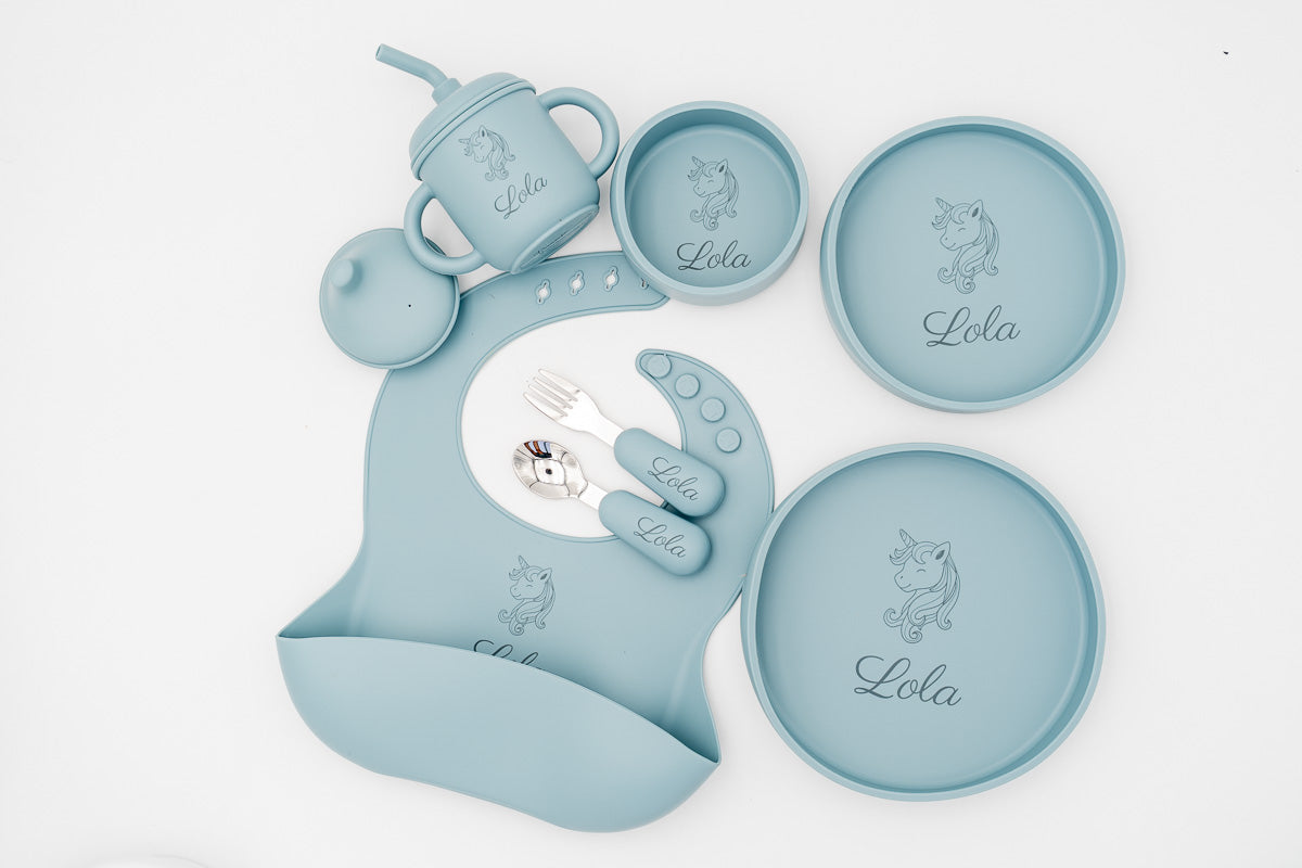 Set di Piatti Personalizzato per Bambino 7 Pezzi