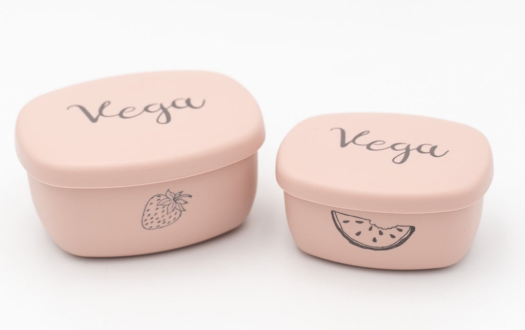 Tupper di Silicone Personalizzati Piccoli (2 Pezzi)