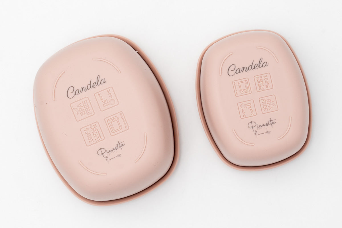 Tupper di Silicone Personalizzati Piccoli (2 Pezzi)