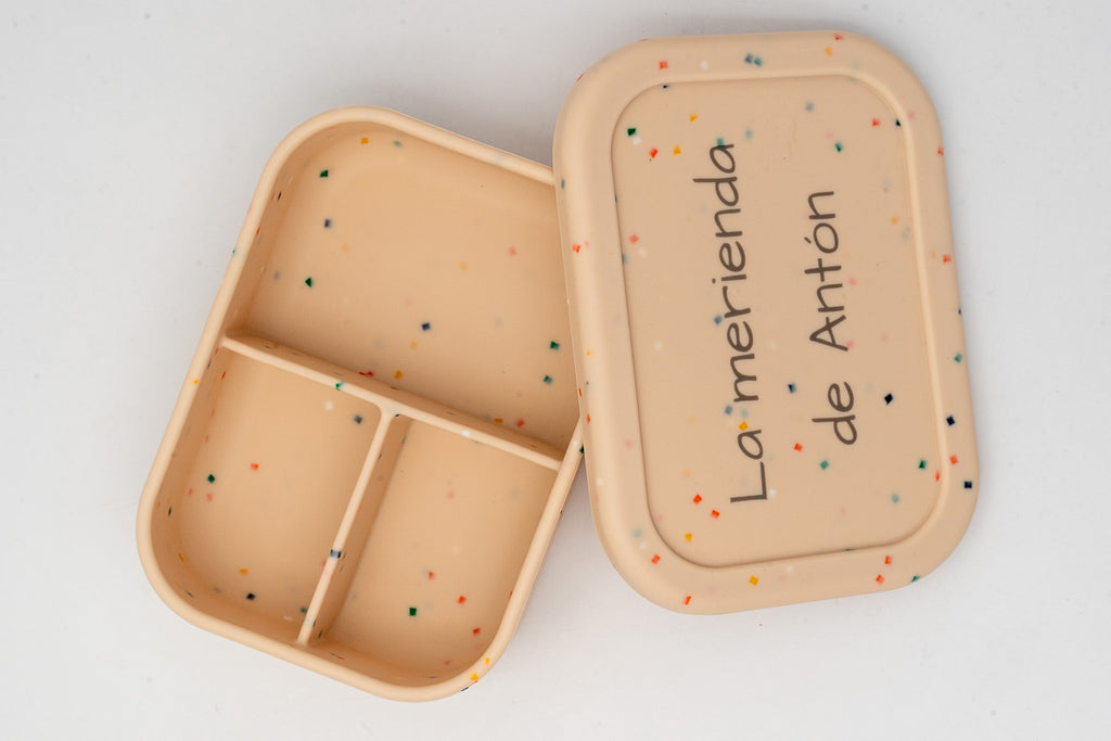 Lunch box XL in silicone con tre scomparti