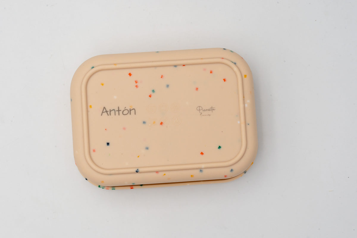 Lunch box XL in silicone con tre scomparti