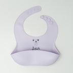 Bavaglino in silicone con tasca ampia