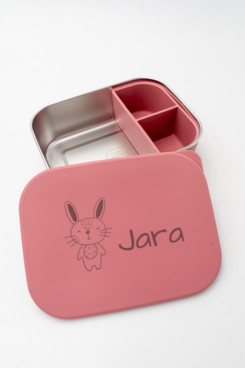 Lunch box XL in silicone e acciaio inox SUS304