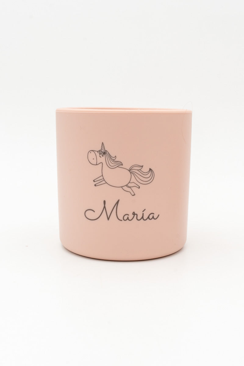Bicchiere per bambini in silicone personalizzato