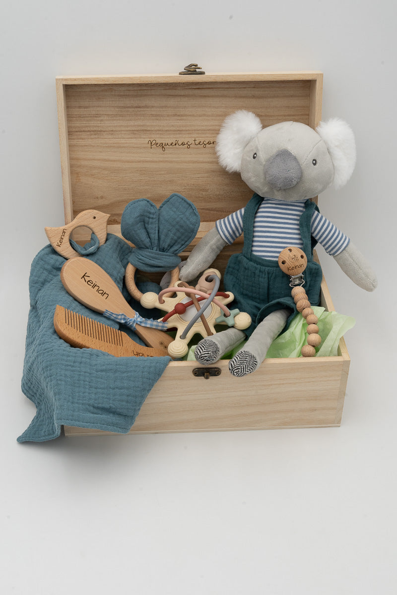 Cofanetto in Legno Regalo per Neonato