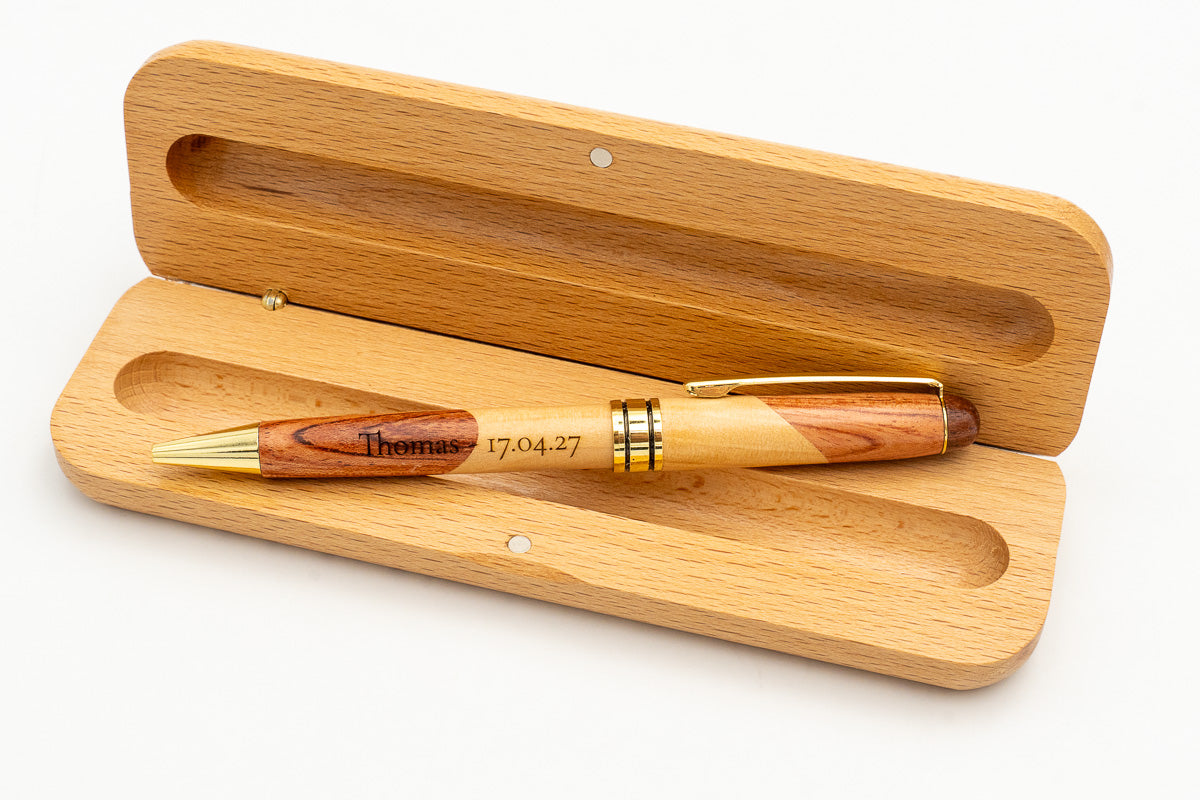 penna e astuccio legno personalizzati | Picasita