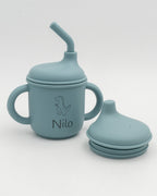 Bicchiere 3 in 1 in silicone per bambini
