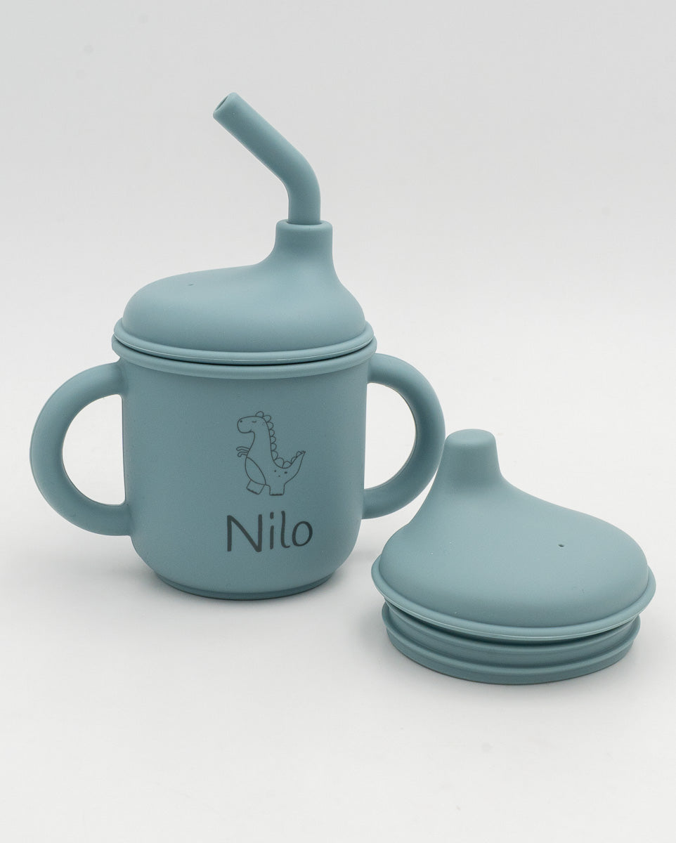 Bicchiere 3 in 1 in silicone per bambini