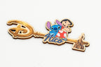 Chiave Disney con nome personalizzato e personaggi di Lilo e Stitch