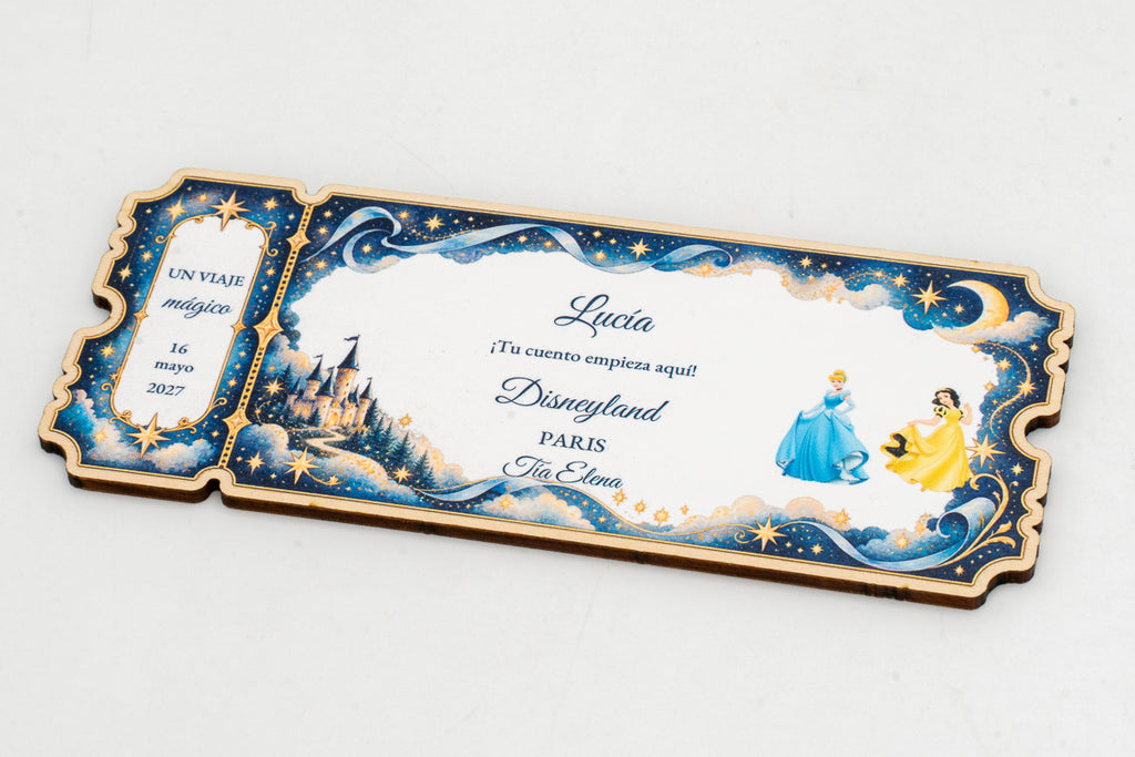 Sorpresa viaggio Disneyland: invito personalizzato