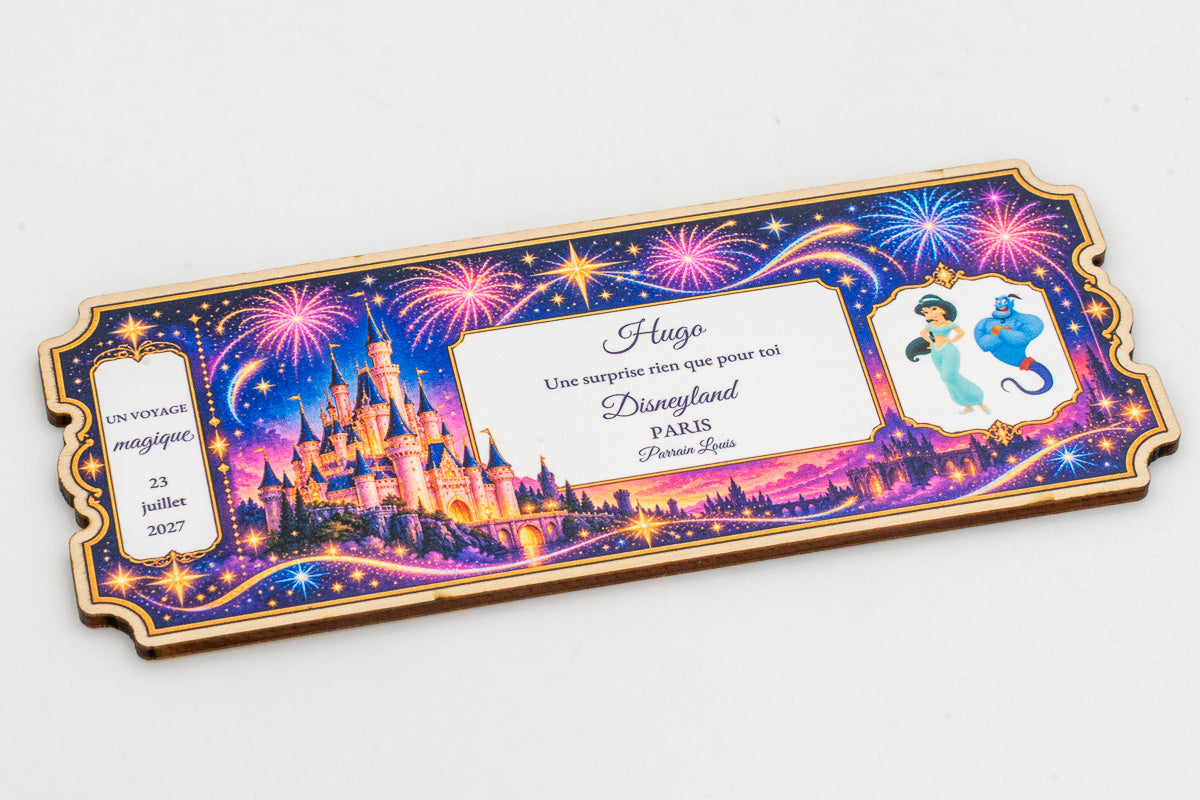 Sorpresa viaggio Disneyland: invito personalizzato