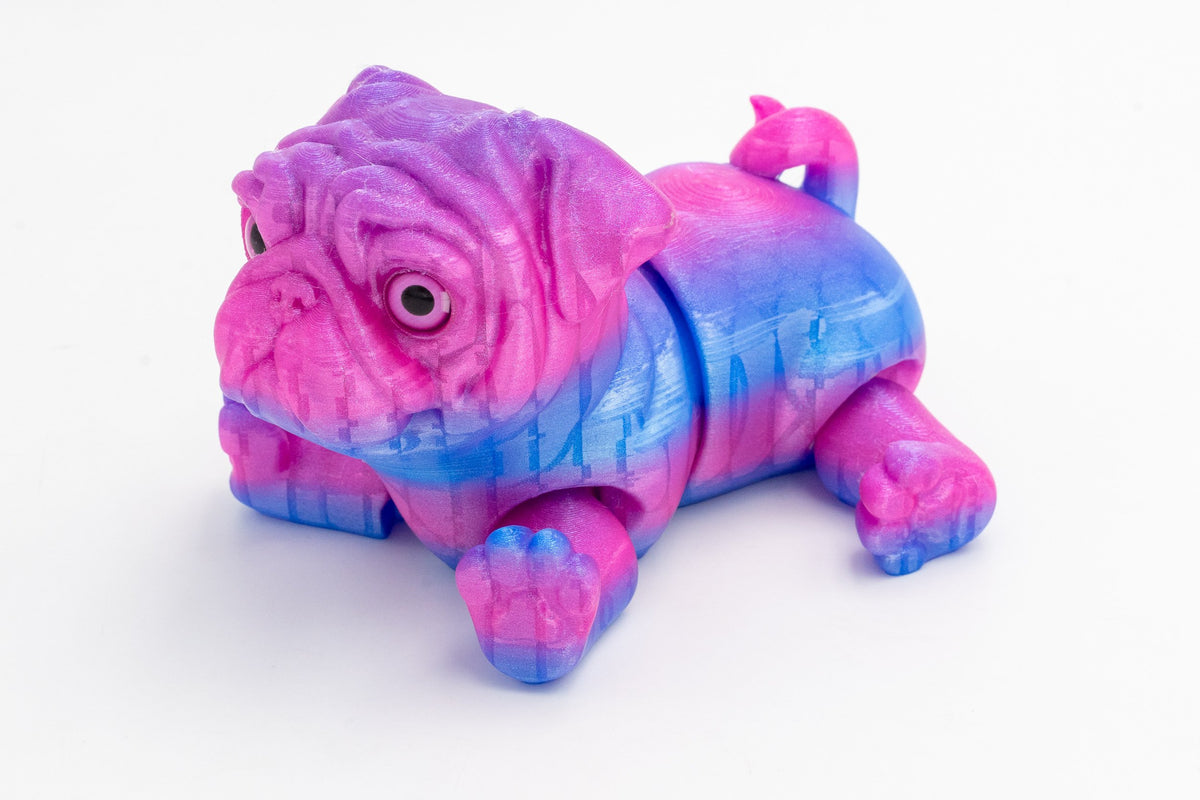 Bulldog Stampato in 3D