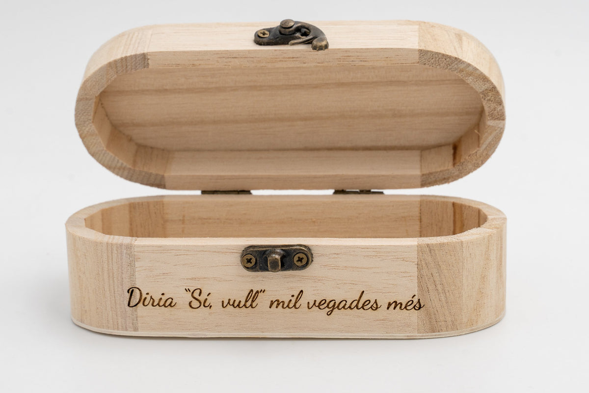 Scatola di Legno Personalizzata per Sposi