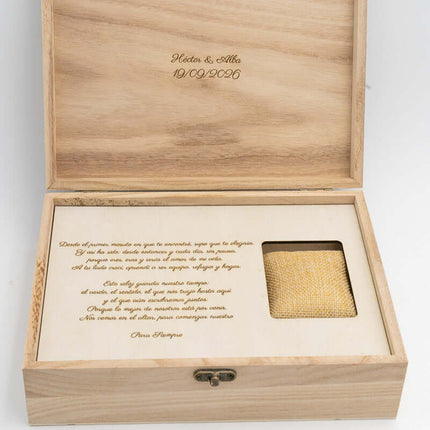 Caja de Regalo de Reloj para el Novio