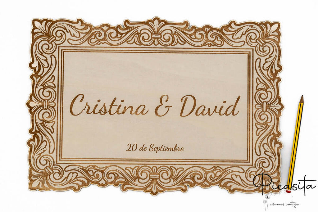 Carteles en Madera Grabada