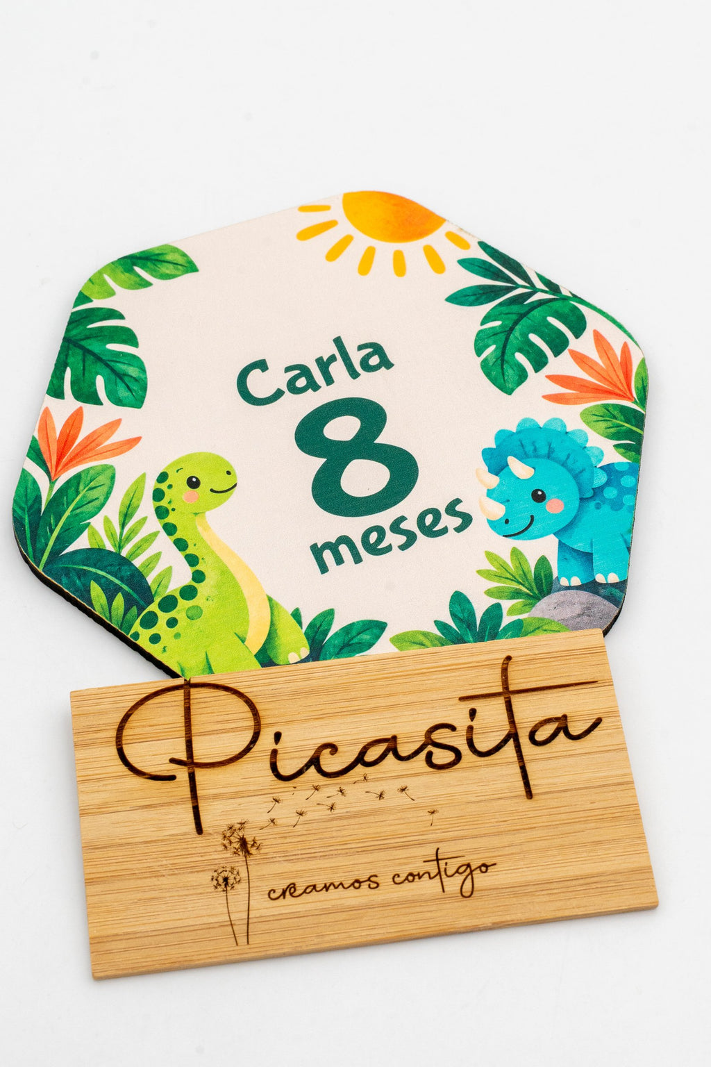 Dischetti complimese personalizzati in legno