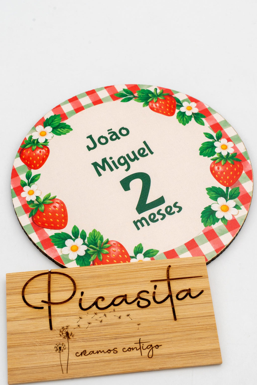Dischetti complimese personalizzati in legno
