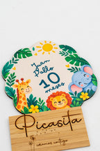 Dischetti complimese personalizzati in legno